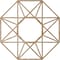 Ekena Millwork Guardian Wood Fretwork Pierced Ceiling Medallion, Red Oak, 26"OD x 10 1/8"ID x 3/8"T CMWP26X26X0375GDRO - alternate 3